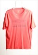 Vintage L.L.Bean Crewneck Print T-shirt Red