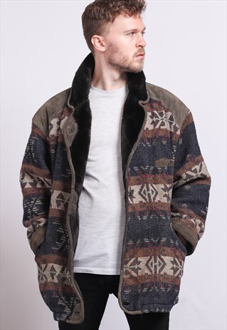 VINTAGE AZTEC INCA JACKET