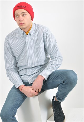 VINTAGE BUTTON DOWN OXFORD SHIRT STRIPED