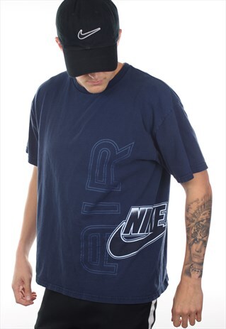 VINTAGE 90S NIKE AIR GRAPHIC SPELL OUT T SHIRT TEE