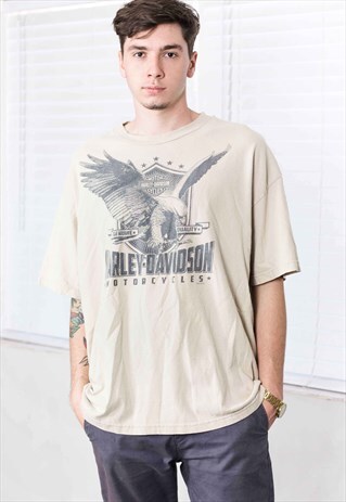 VINTAGE HARLEY-DAVIDSON HERITAGE T-SHIRT LOGO 90S XXL 10.1
