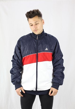 MENS VINTAGE ADIDAS ORIGINALS JACKET COAT XL URBAN FESTIVAL