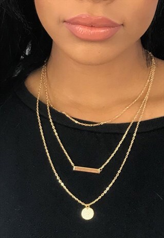 THE MULTI LAYER PENDANT NECKLACE