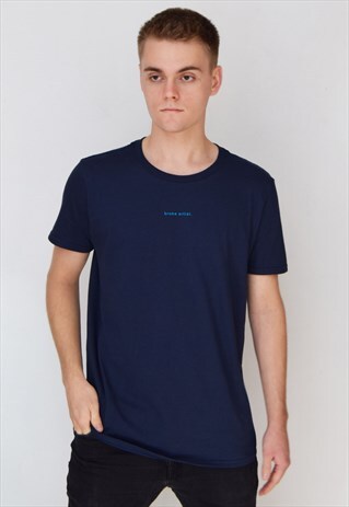 NAVY BROKE ARTIST (BLUE) T-SHIRT