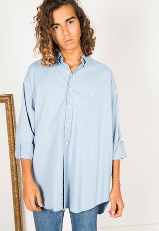 VINTAGE 80S POLO RALPH LAUREN SHIRT / R0001