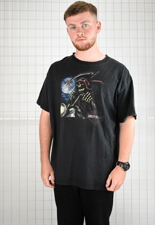 HARLEY DAVIDSON GRIM REAPER T-SHIRT WITH BACK PRINT
