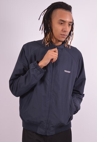 VINTAGE WOOLRICH BOMBER JACKET BLUE