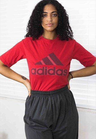 VINTAGE ADIDAS T-SHIRT LOGO 90S L 5.8