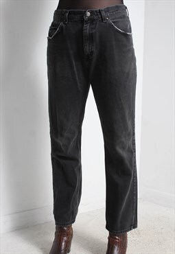 Vintage Lee High Waisted Jeans Black W34