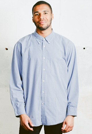 VINTAGE CHECK PRINT SHIRT
