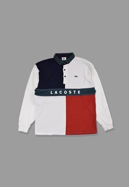 Vintage 90s Lacoste Embroidered Rugby Polo Shirt