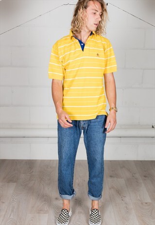 VINTAGE TOMMY HILFIGER STRIPES UNISEX POLO SHIRT