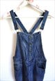 VINTAGE DENIM OVERALL DUNGAREES IN DARK BLUE 