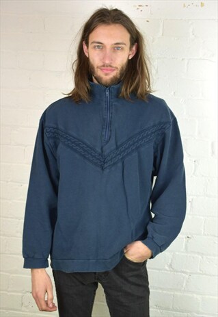 VVINTAGE 90'S 1/4 ZIP SWEATSHIRT