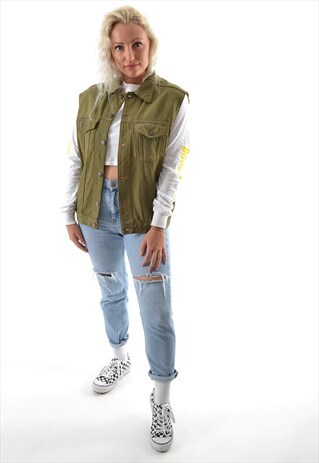 LEVI'S SLEEVELESS DENIM JACKET GDF2021