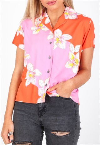 VINTAGE UNBRANDED PATTERN SHIRT S211