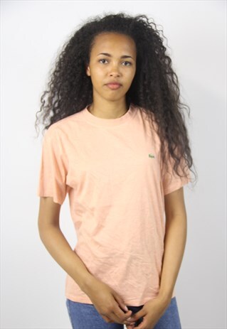 VINTAGE LACOSTE ORANGE TSHIRT