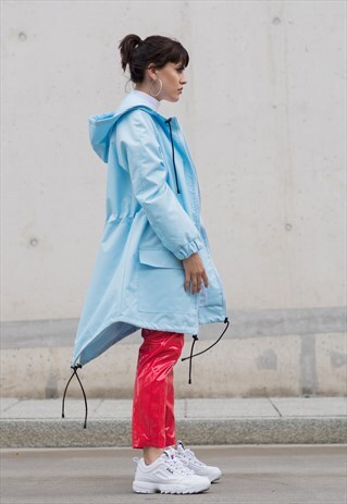 BLUE PARKA COAT