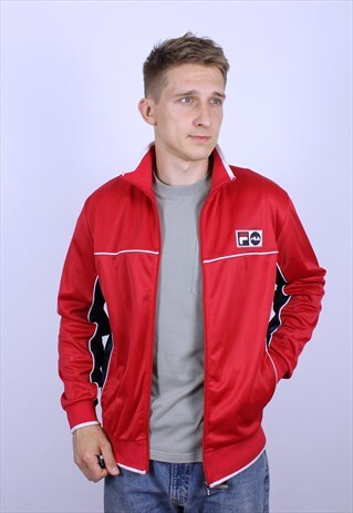 VINTAGE MENS FILA TRACK TOP SUIT JACKET