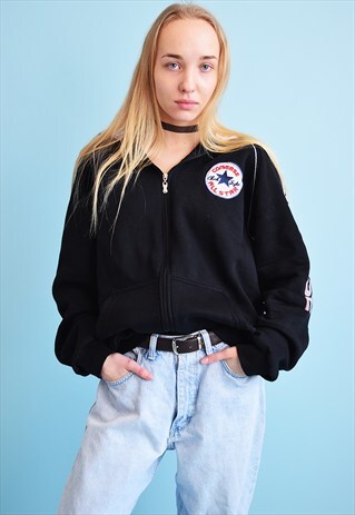 90'S RETRO CONVERSE ATHLEISURE SPORTS SWEATSHIRT HOODIE