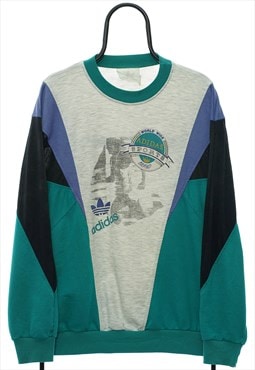 Vintage Adidas 80s Sports Worldwide Sweatshirt Mens