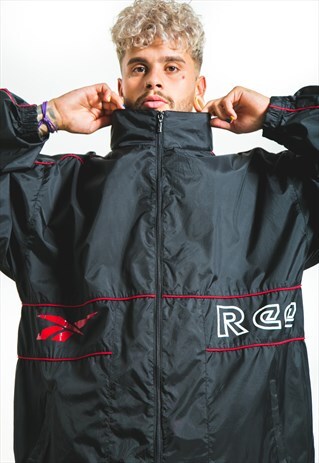 VINTAGE 80S REEBOK RAINCOAT JACKET / S3727