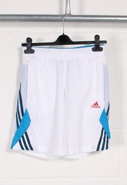 Vintage Adidas Shorts in White Gym Lounge Sportswear Small