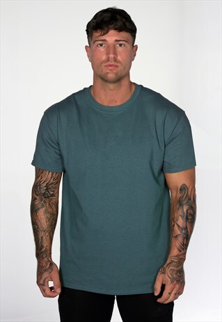 54 FLORAL SUPREME STAPLE T-SHIRT - DARK TEAL BLUE