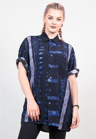 VINTAGE 90'S CRAZY OVERSIZE SHIRT