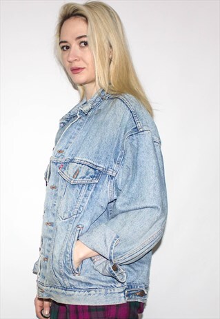VINTAGE LEVI 90'S OVERSIZED STONEWASH DENIM JACKET