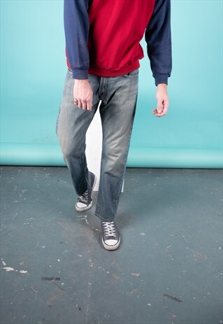 VINTAGE LEVI'S 514 JEANS IN BLUE DENIM