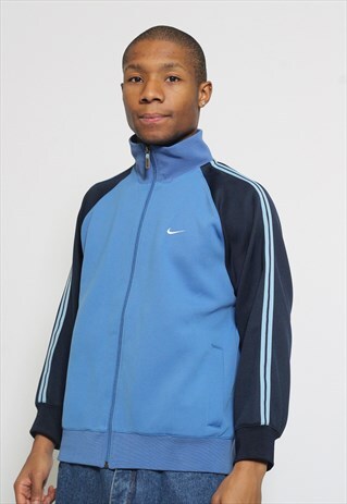 VINTAGE NIKE TRACK JACKET BLUE
