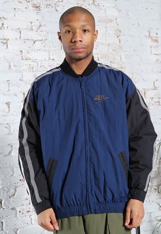 nike swoosh quilted jacket