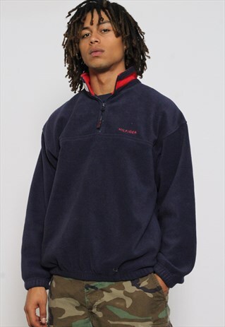VINTAGE TOMMY HILFIGER 1/4 ZIP FLEECE
