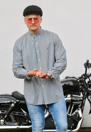 RALPH LAUREN USA GINGHAM CHECK SHIRT