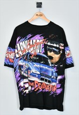 Vintage 1990's Dale Earnhardt Nascar T-Shirt Black XXLarge