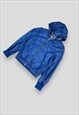 CHAMPION VINTAGE Y2K BLUE LIGHTWEIGHT HOODED JACKET 