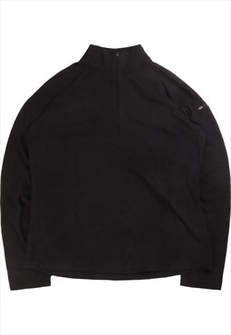 L.L.Bean  Quarter Zip Fleece Jumper Small Black