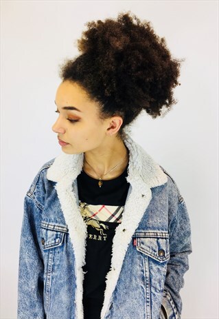 VINTAGE LEVI'S SHEARLING 80S DENIM JACKET