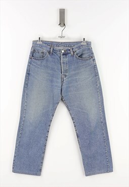 Levi's 501 Regular High Waist Jeans Dark Denim - W36 - L36
