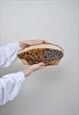 ABSTRACT PATTERN MARKUP BAG, 90'S VINTAGE CLUTCH 
