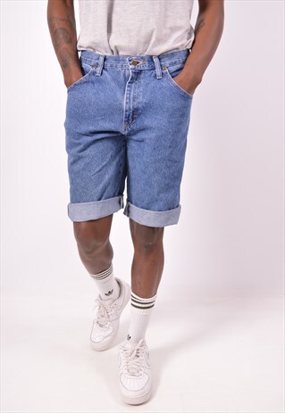 VINTAGE WRANGLER DENIM SHORTS BLUE