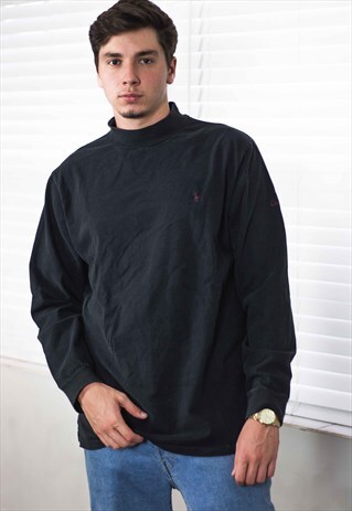 VINTAGE POLO RALPH LAUREN T-SHIRT LOGO 90S L 13.7