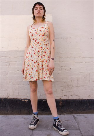 VINTAGE FLORAL SUMMER DRESS