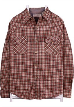 Vintage 90's Philip Scott Shirt Long Sleeve Button Up Check