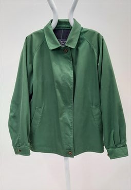 90s Vintage Burberry Jacket Green