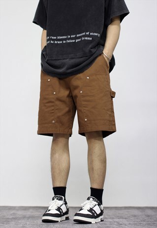 Brown Cargo Relaxed Fit shorts