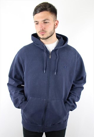 VINTAGE CHAMPION ZIP UP HOODIE