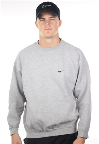 VINTAGE 90S NIKE SMALL LOGO SWEATSHIRT JUMPER