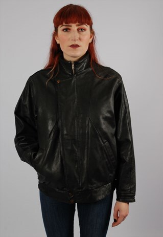 VINTAGE 80S LEATHER JACKET